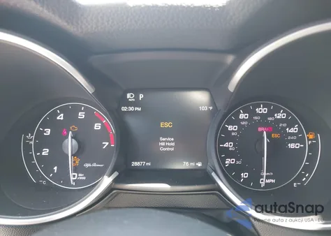 2022 Alfa Romeo Stelvio Sprint Rwd из США, поврежденный, VIN ZASPAJANXN7D47577